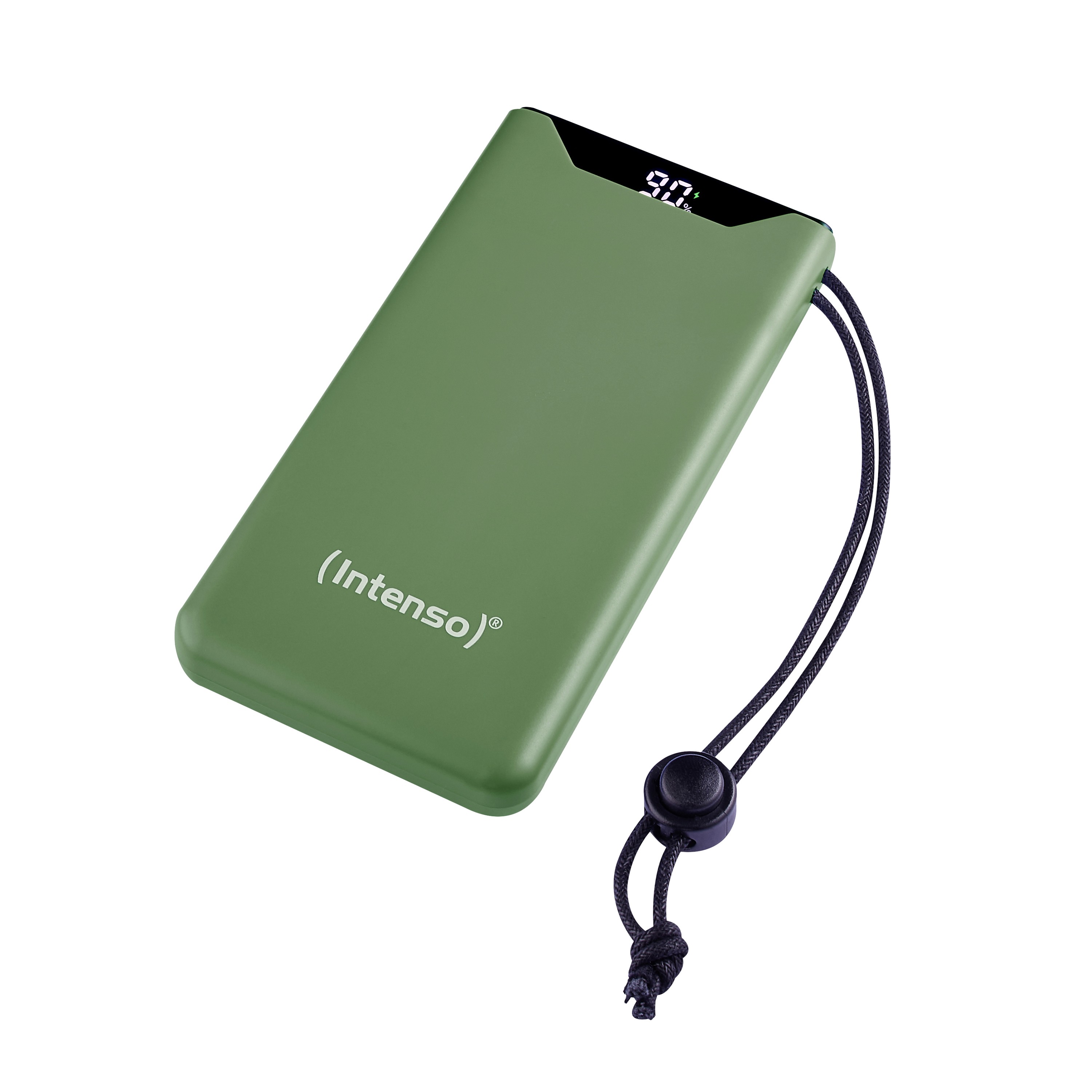 Intenso Powerbank F10000, 20 W, PD und Qualcomm Quick Charge 3.0 Wiederaufladbarer Lithium-Polymer-Akku, 10.000 mAh Kapazität