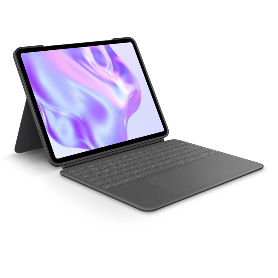 Logitech Combo Touch Tastatur-Schutzhülle f. iPad Pro 13"(M4/M5) Abnehmbare Tastatur, DE-Layout