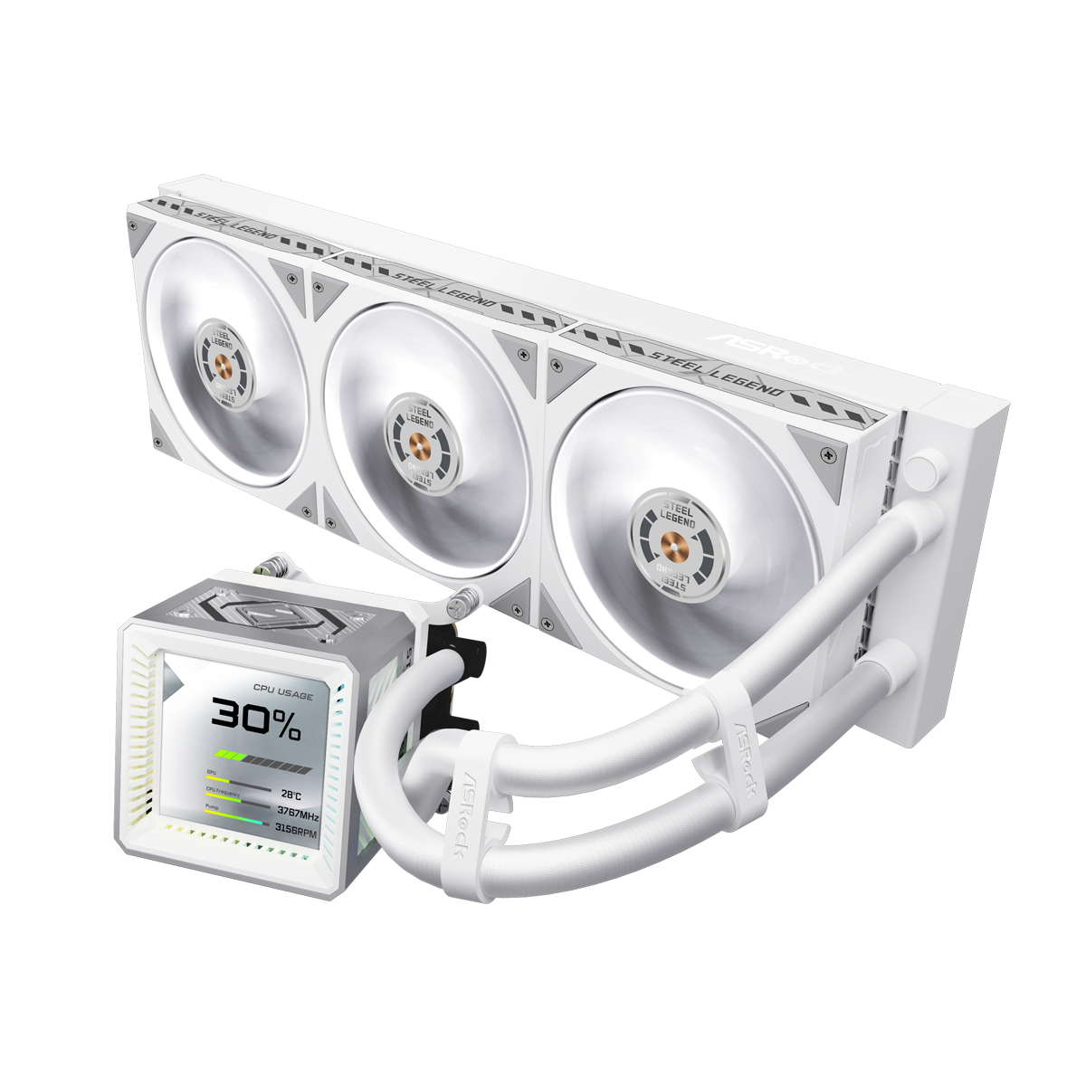 ASRock Steel Legend 360 LCD White | AiO-Wasserkühlung