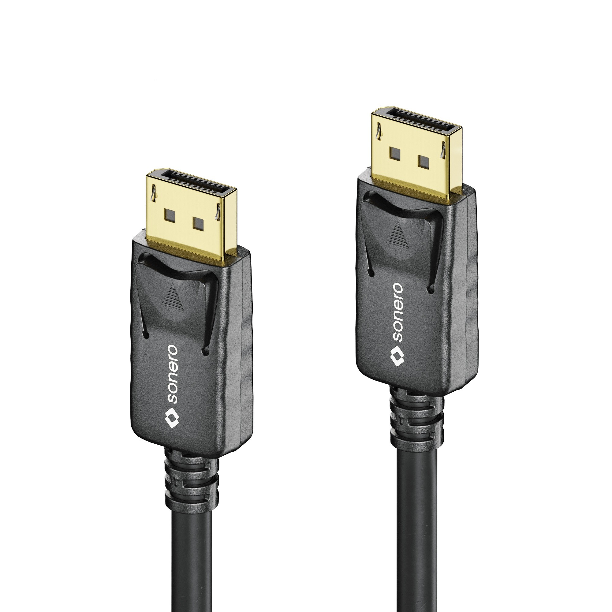 Sonero DisplayPort 1.2v Kabel, 4K60, 30AWG, schwarz, 1,80m