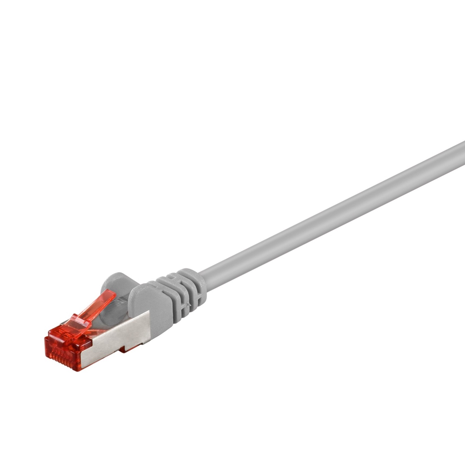 Goobay 1m CAT 6 Patchkabel, S/FTP (PiMF), Grau