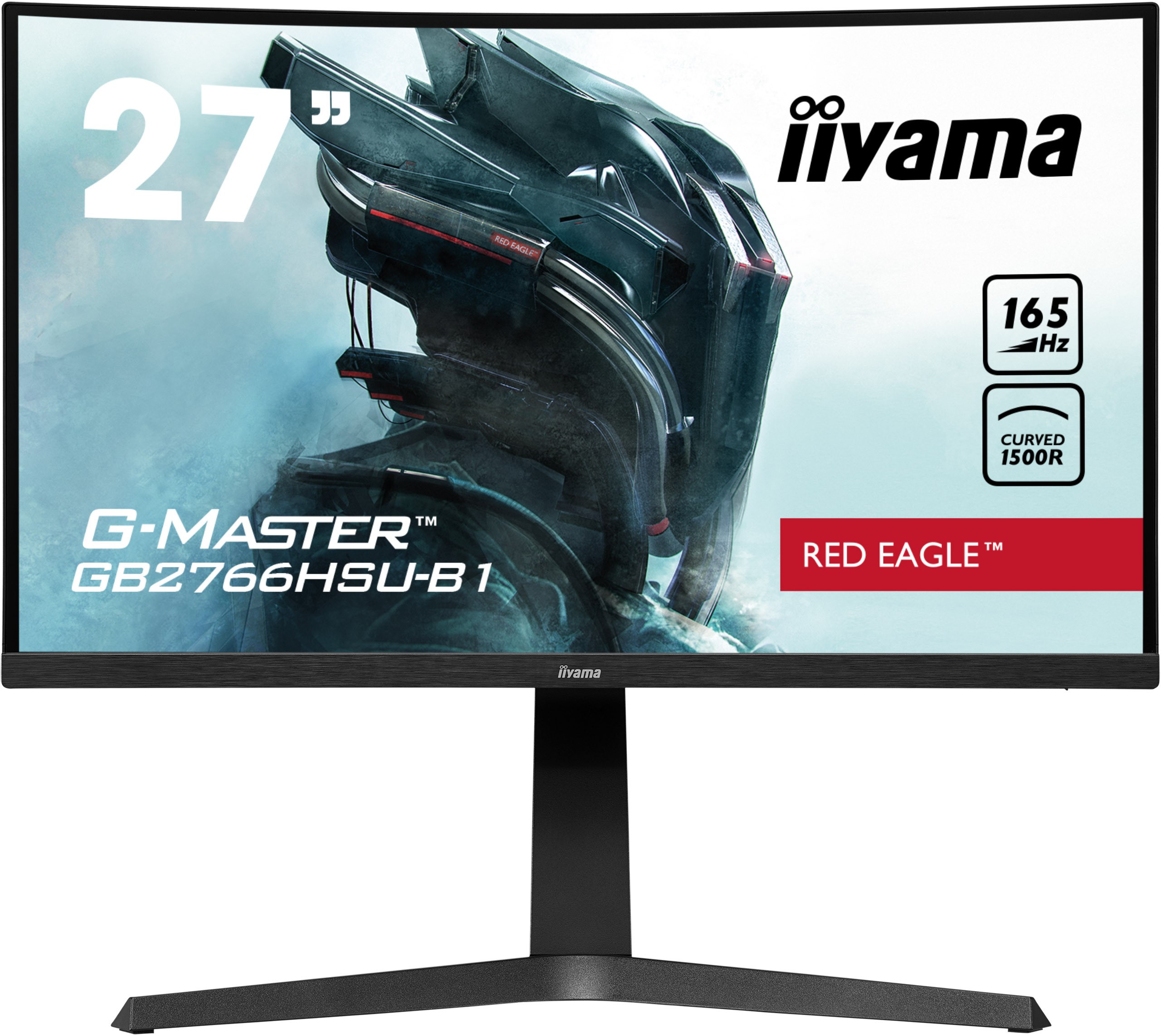 Iiyama G-Master GB2766HSU-B1 Gaming Monitor - Curved, 165 Hz