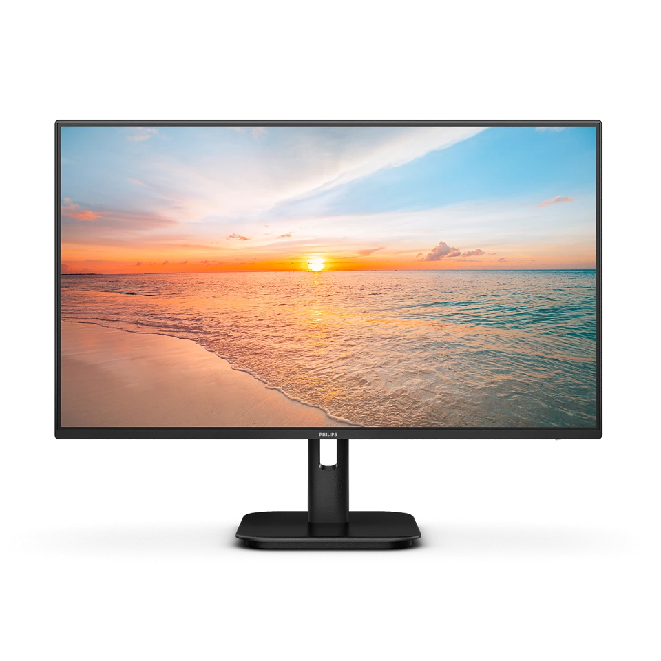 Philips 24E1N1300A 24 Zoll Full HD Monitor, Lautsprecher (1920x1080, 100 Hz, HDMI, USB-C (65W Power Delivery), USB Hub) schwarz