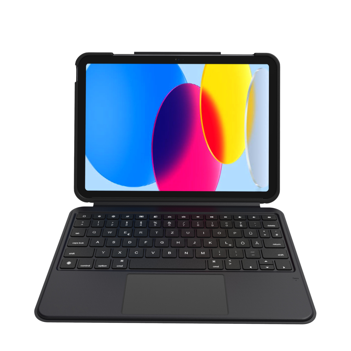 Deqster Smart Combo Touch Keyboard iPad 10.9" (10. Gen.) Apple smart connector, Deutsches Layout (QWERTZ)