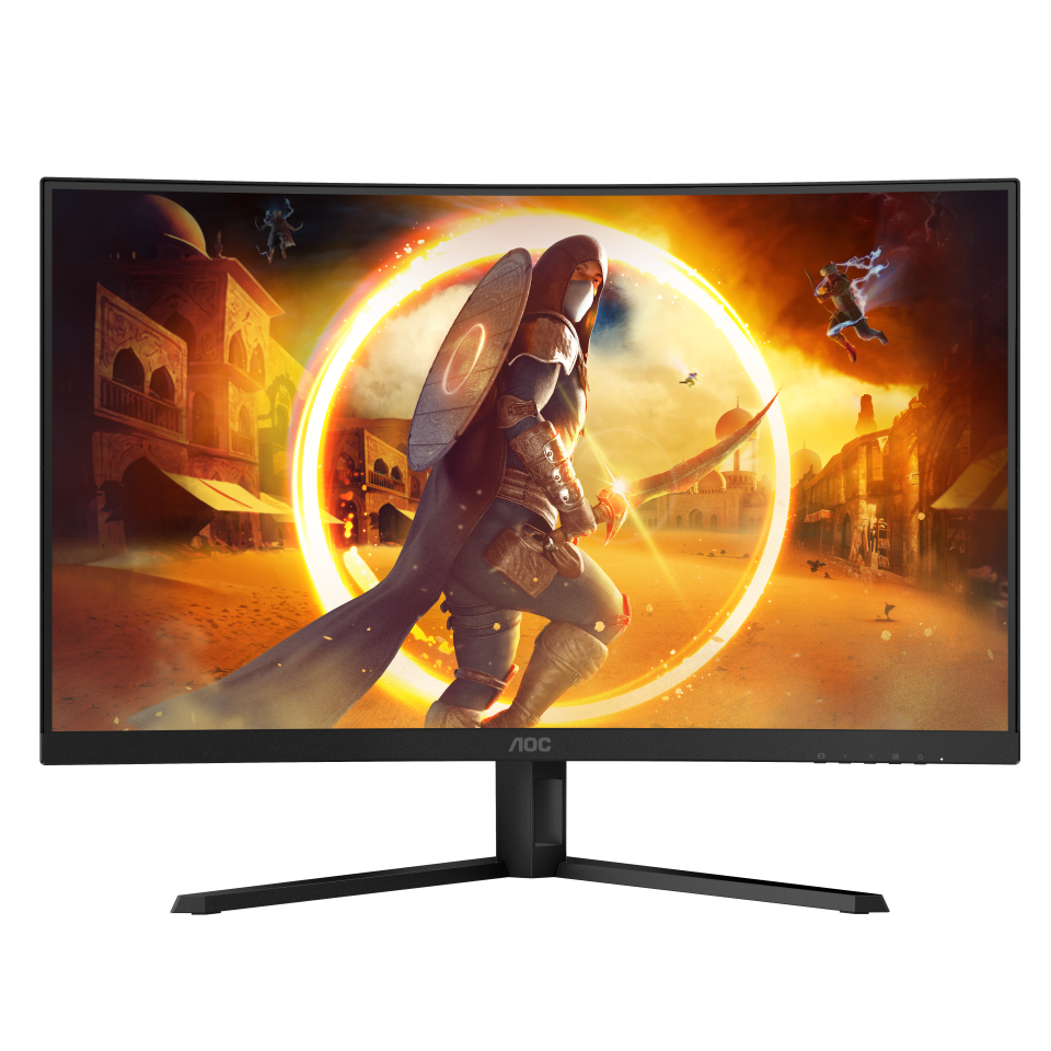 AOC Gaming CQ32G4VE 32 Zoll QHD Curved Monitor, 180 Hertz, 0.5 ms, HDR10, FreeSync Premium (2560x1440, HDMI, DisplayPort) schwar