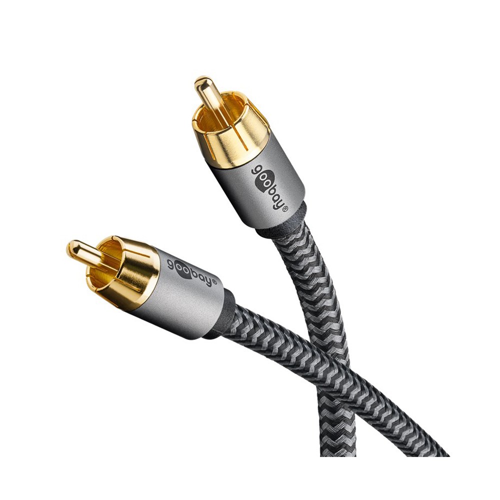 Goobay Plus Mono-Cinchkabel, 5.0 m