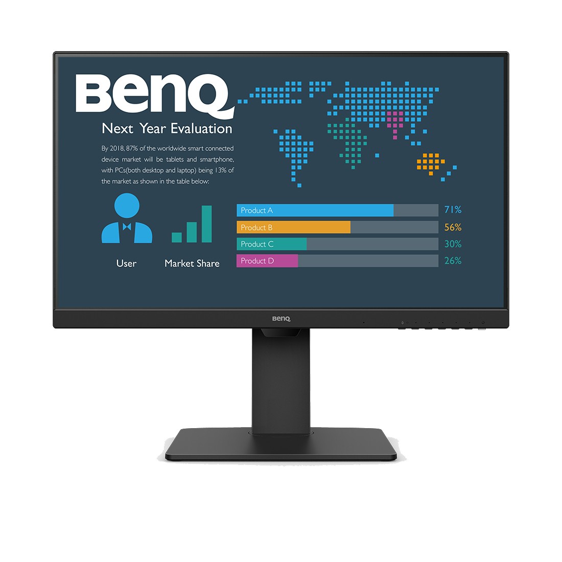 BenQ BL2786TC Monitor 27 Zoll 69 cm (27 Zoll), FullHD, IPS, HDMI, DisplayPort, 100Hz Panel
