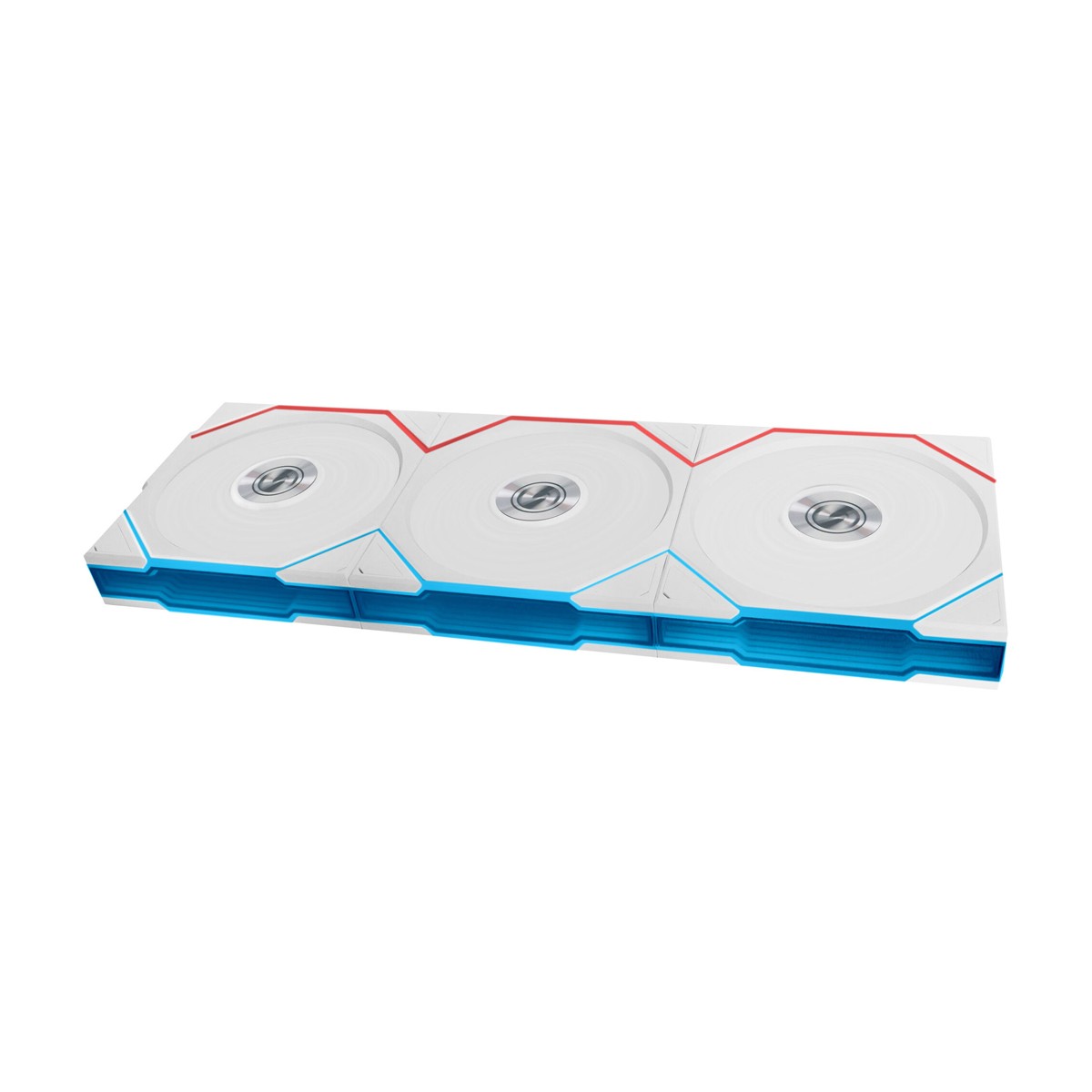 Lian Li UNI FAN TL120 Reverse Blade Wireless White 3-Pack | Gehäuselüfter
