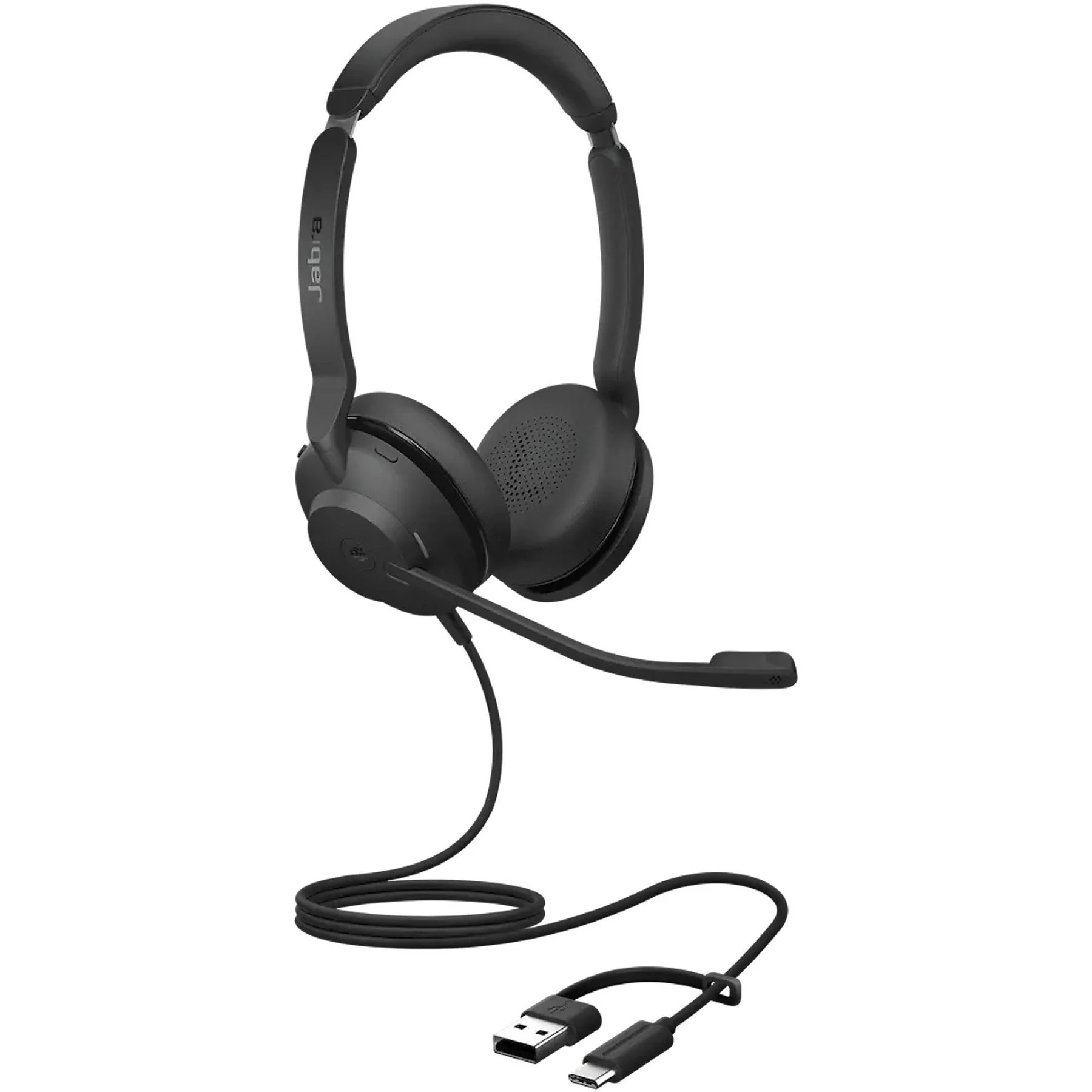 Jabra Evolve2 30 SE, Beidseitiges Headset USB-C/A-Anschluss, MS-Teams zertifiziert
