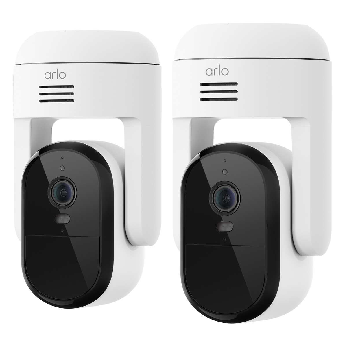 Arlo Essential 3 2K PTZ Sicherheitskamera Weiß 2er Set 4MP (2560x1440), WLAN, Netzteil, Indoor/Outdoor, Schwenk- und Neige-Funkt