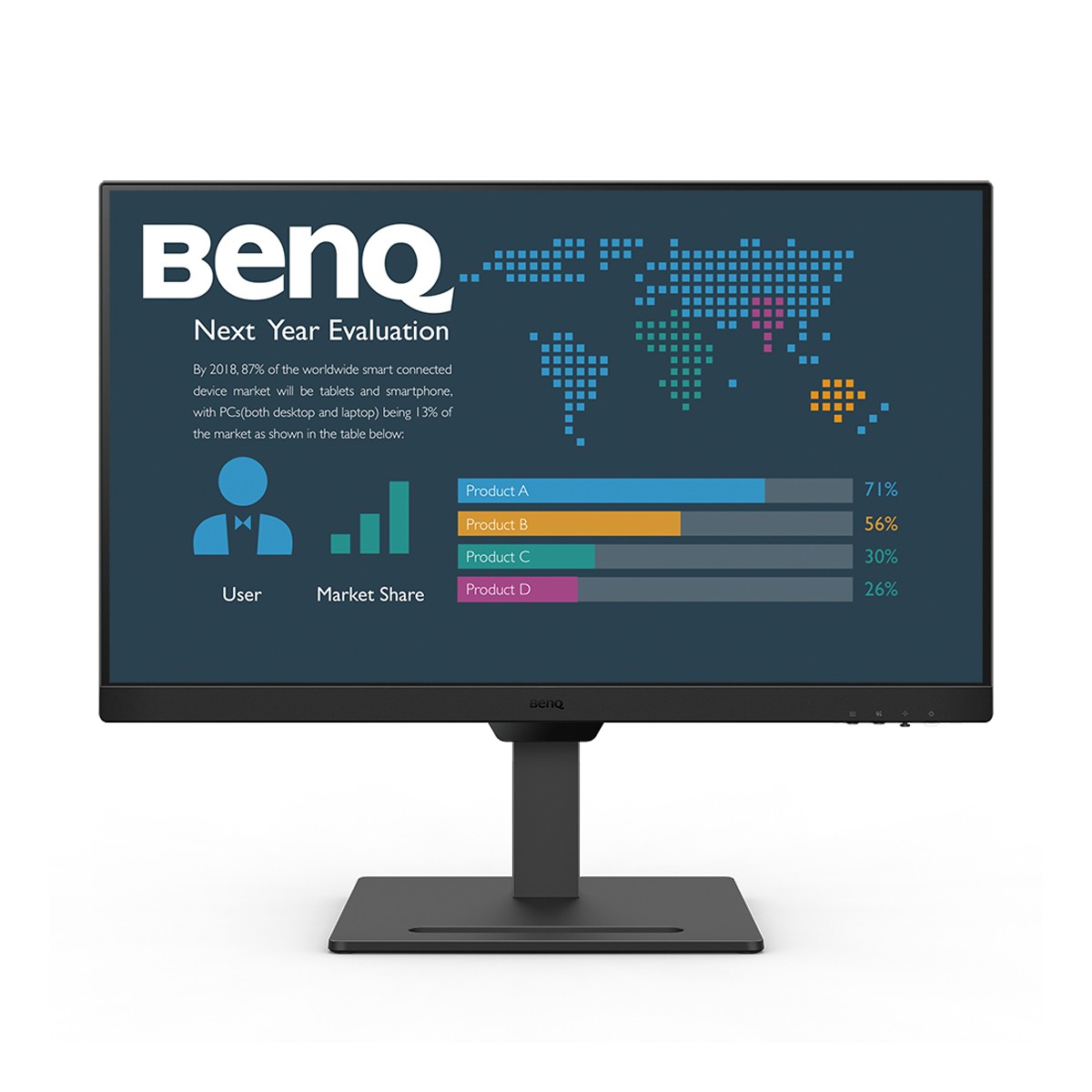 BenQ BL2790T Monitor 68,58 cm (27 Zoll) Full HD, IPS, 5ms, 100Hz, HDMI, DisplayPort