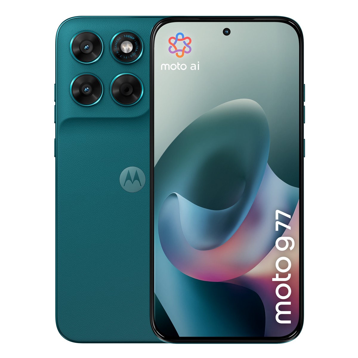 Motorola Moto G77 256GB Shaded Spruce 17,22 cm (6,78") AMOLED Display, Android 16, 108MP Dual-Kamera