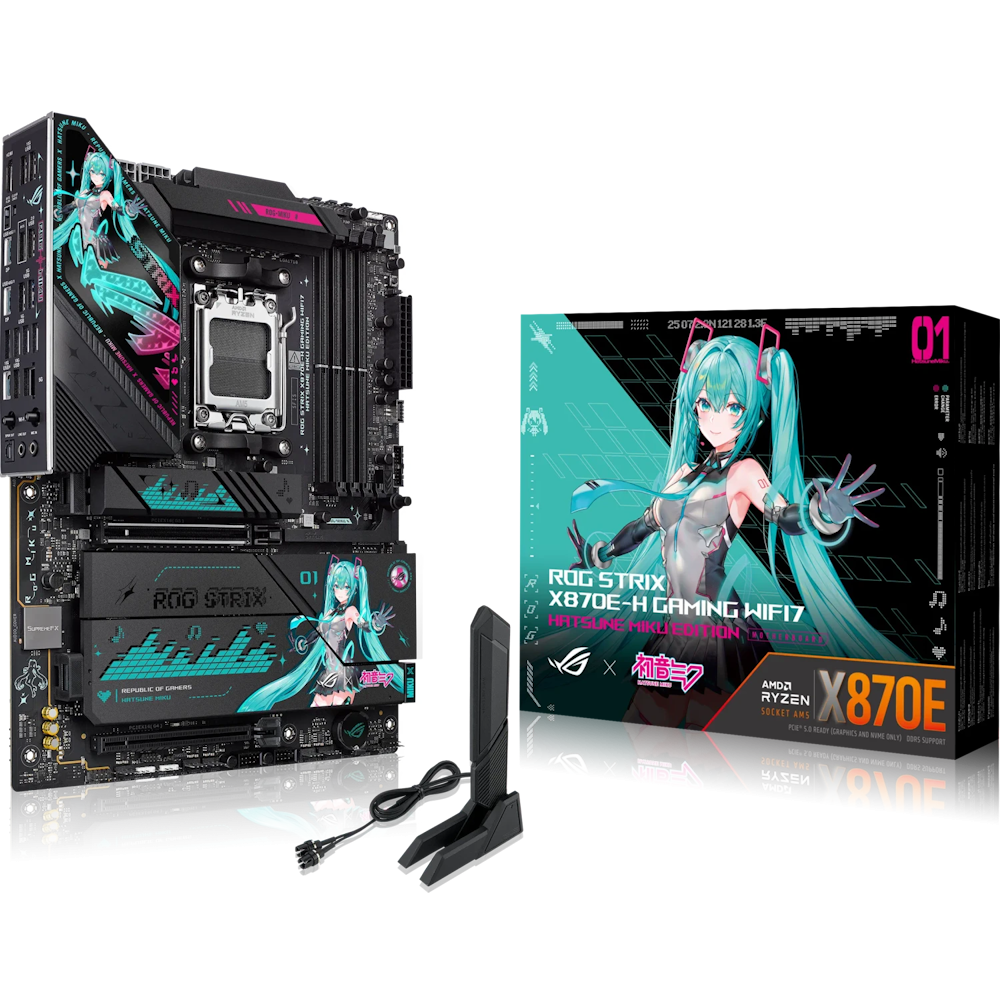 ASUS ROG STRIX X870E-H GAMING WIFI7 Hatsune Miku Edition