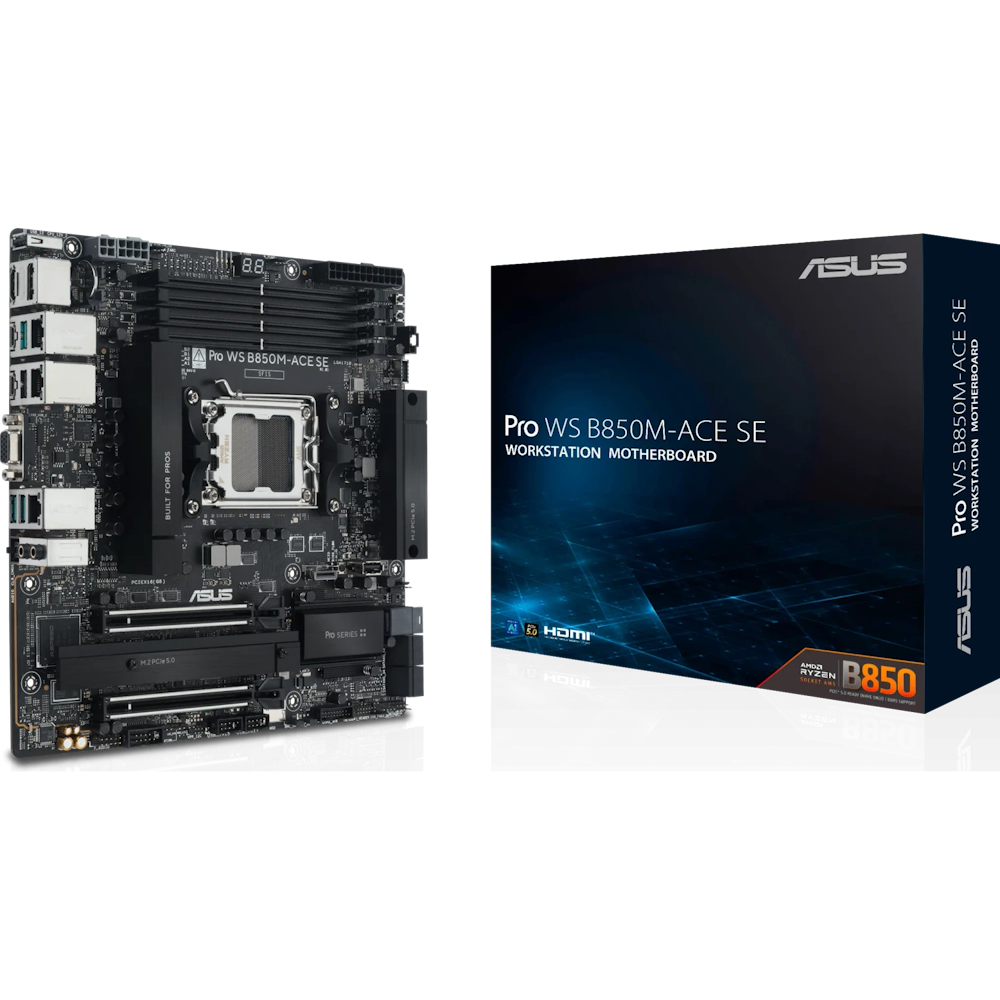 ASUS Pro WS B850M-ACE SE Mainboard Sockel AM5