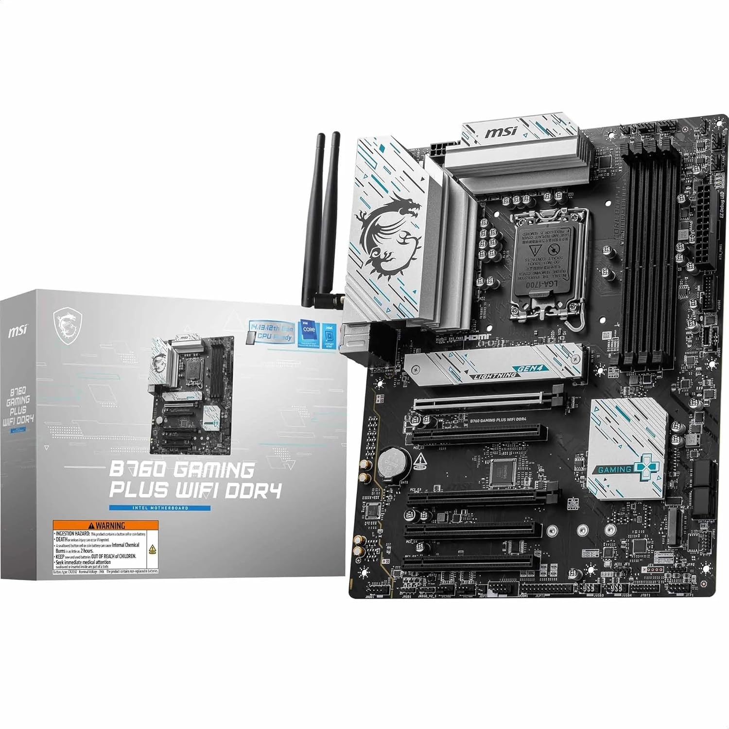 MSI B760 Gaming Plus WIFI DDR4 Mainboard