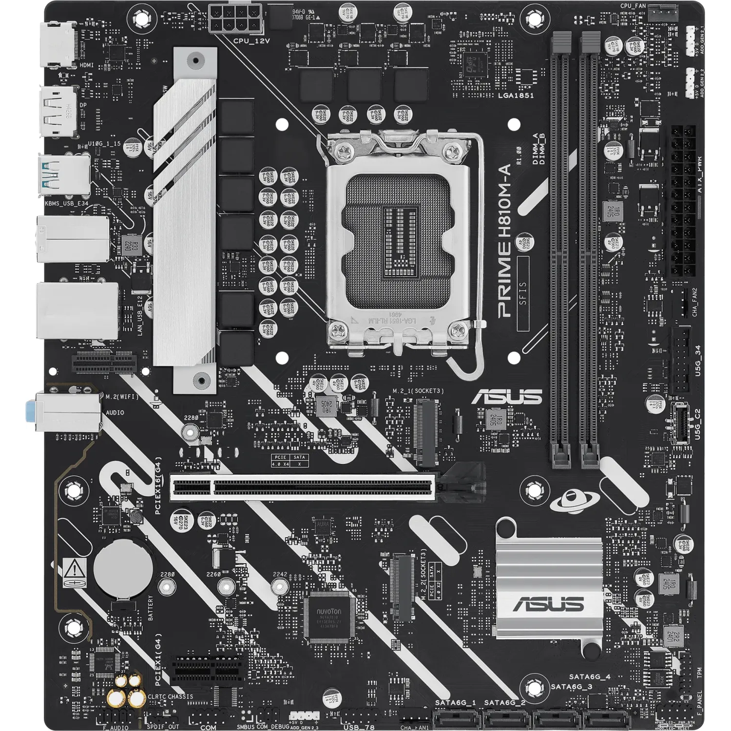 ASUS Prime H810M-A CSM Mainboard Sockel 1851