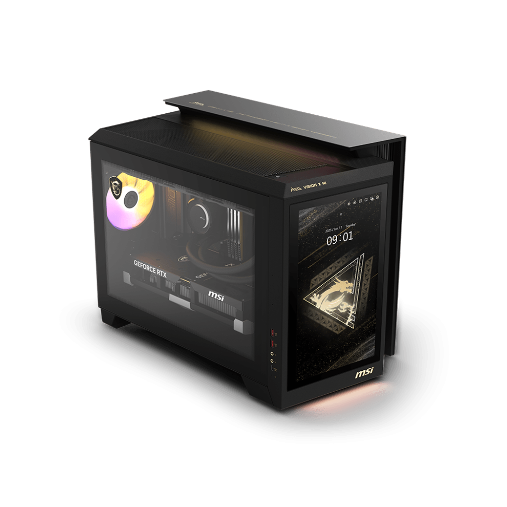 MSI MEG Vision X AI 2NVZ9-007AT Desktop Intel Core ULTRA 9 285K, 64GB DDR5 RAM, 2TB M.2 SSD, GeForce RTX 5090 (32GB GDDR7), Wi-F