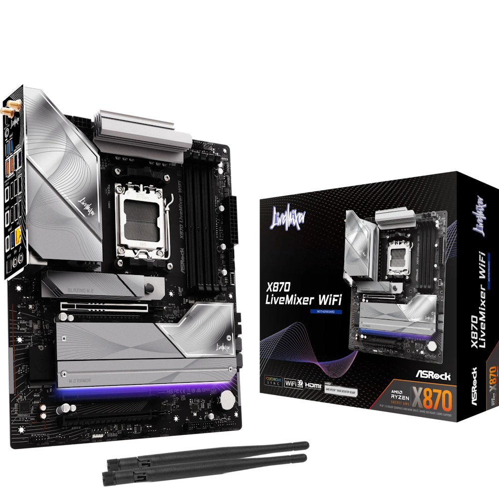 ASRock X870 LiveMixer WiFi Mainboard