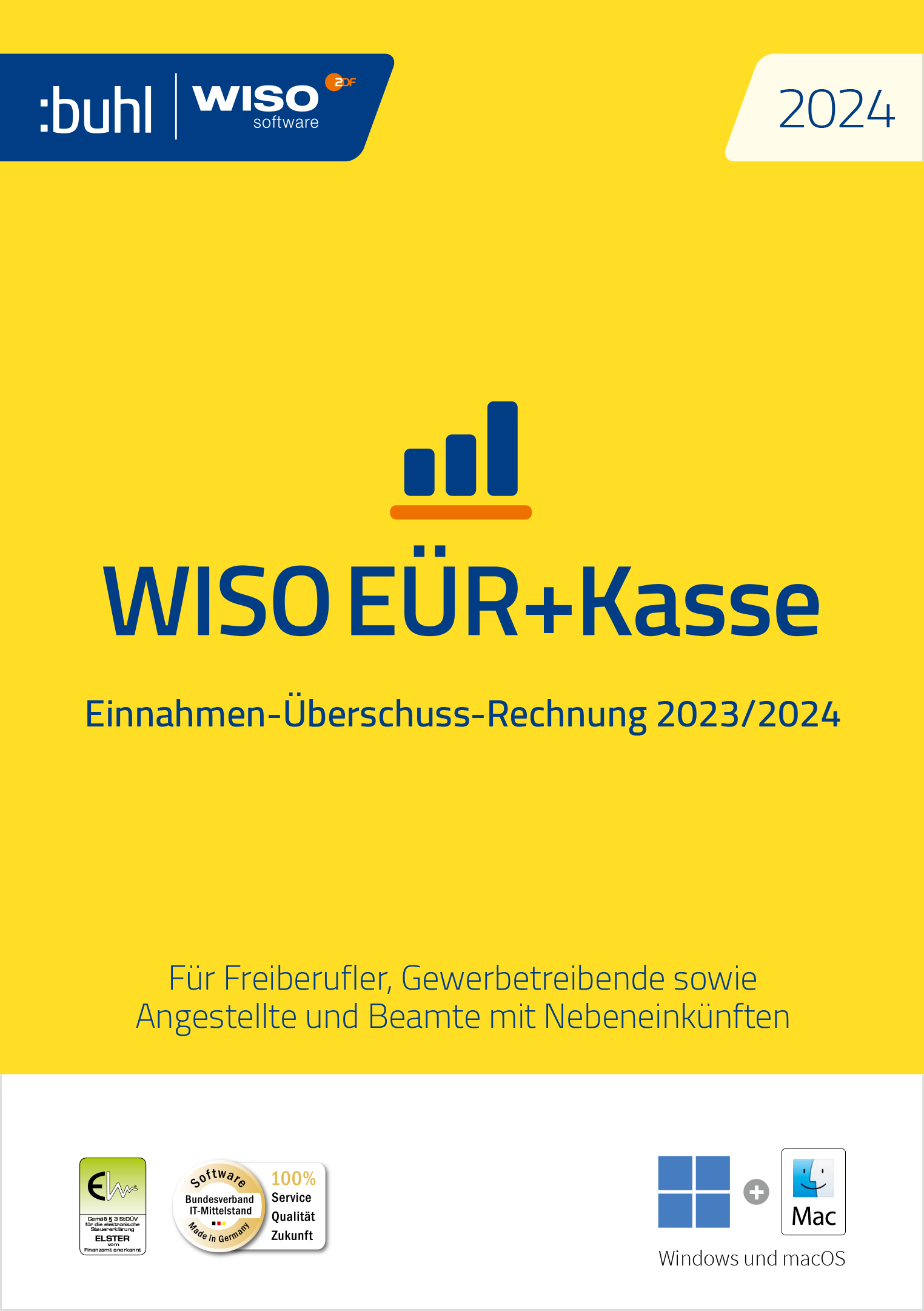 Buhl Data WISO EÜR+Kasse 2024 PC und Mac