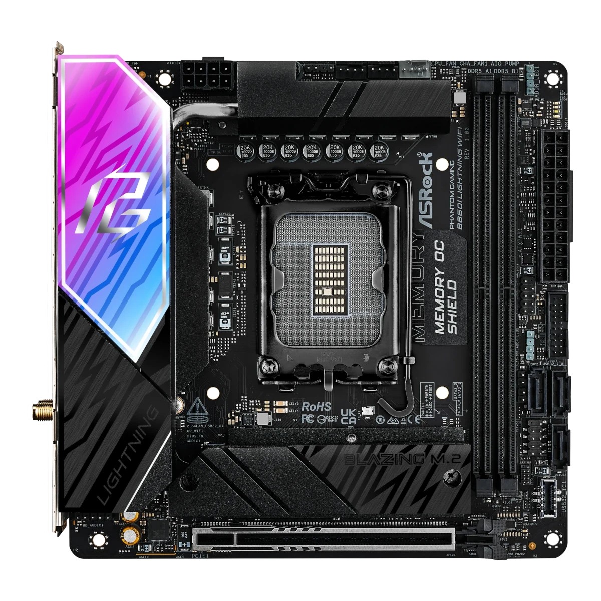 ASRock Phantom Gaming B860I Lightning WiFi Mainboard