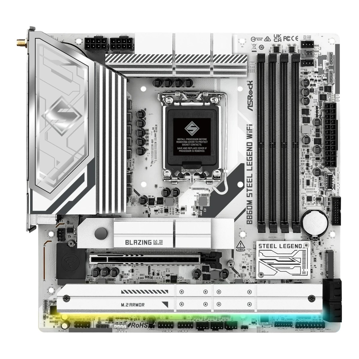 ASRock B860M Steel Legend WiFi Mainboard