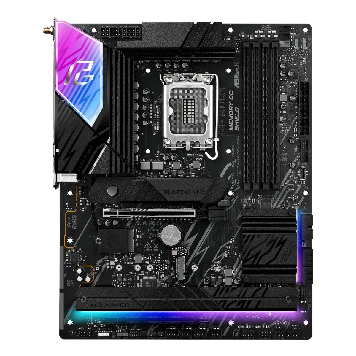 ASRock Phantom Gaming B860 Lightning WiFi Mainboard