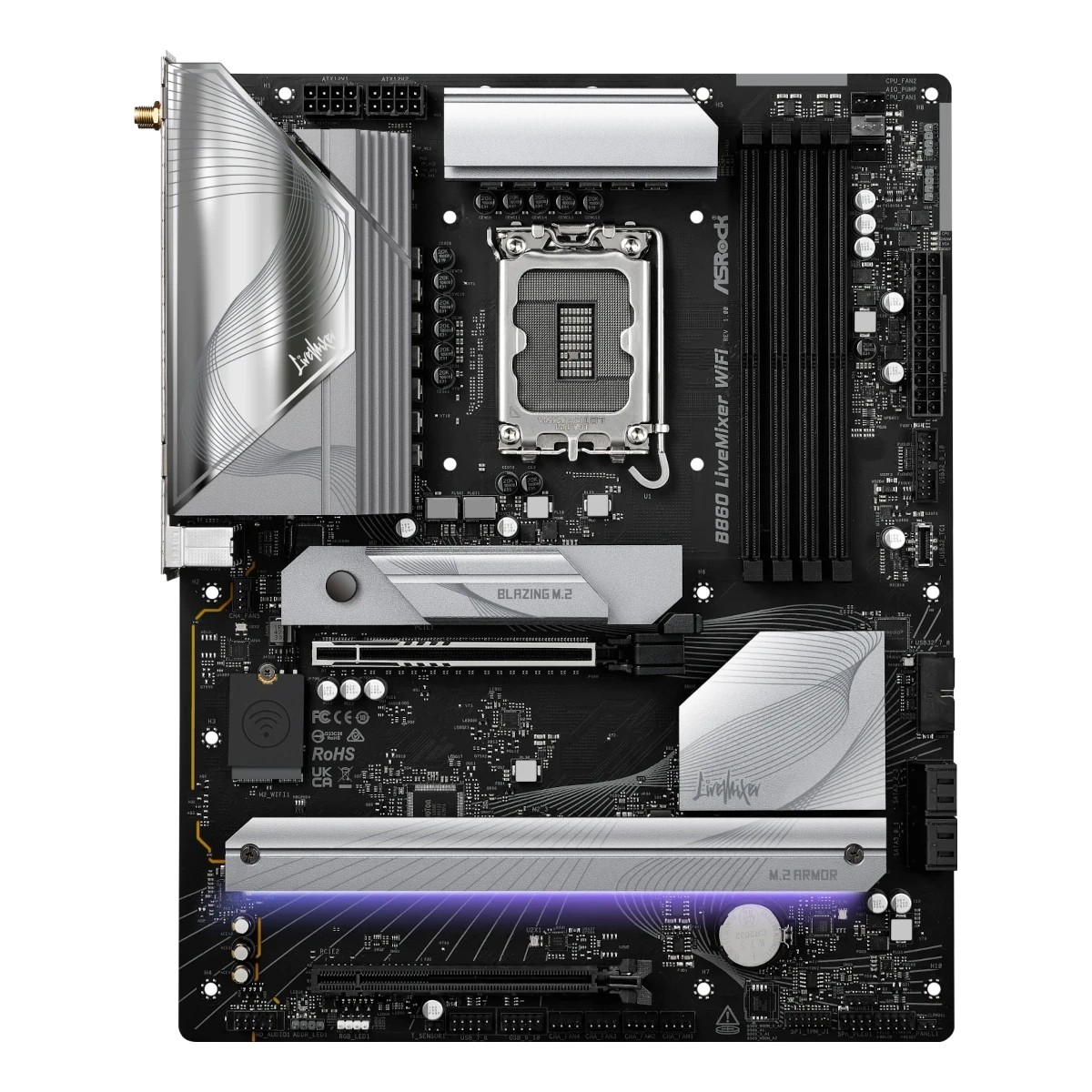 ASRock B860 LiveMixer WiFi Mainboard