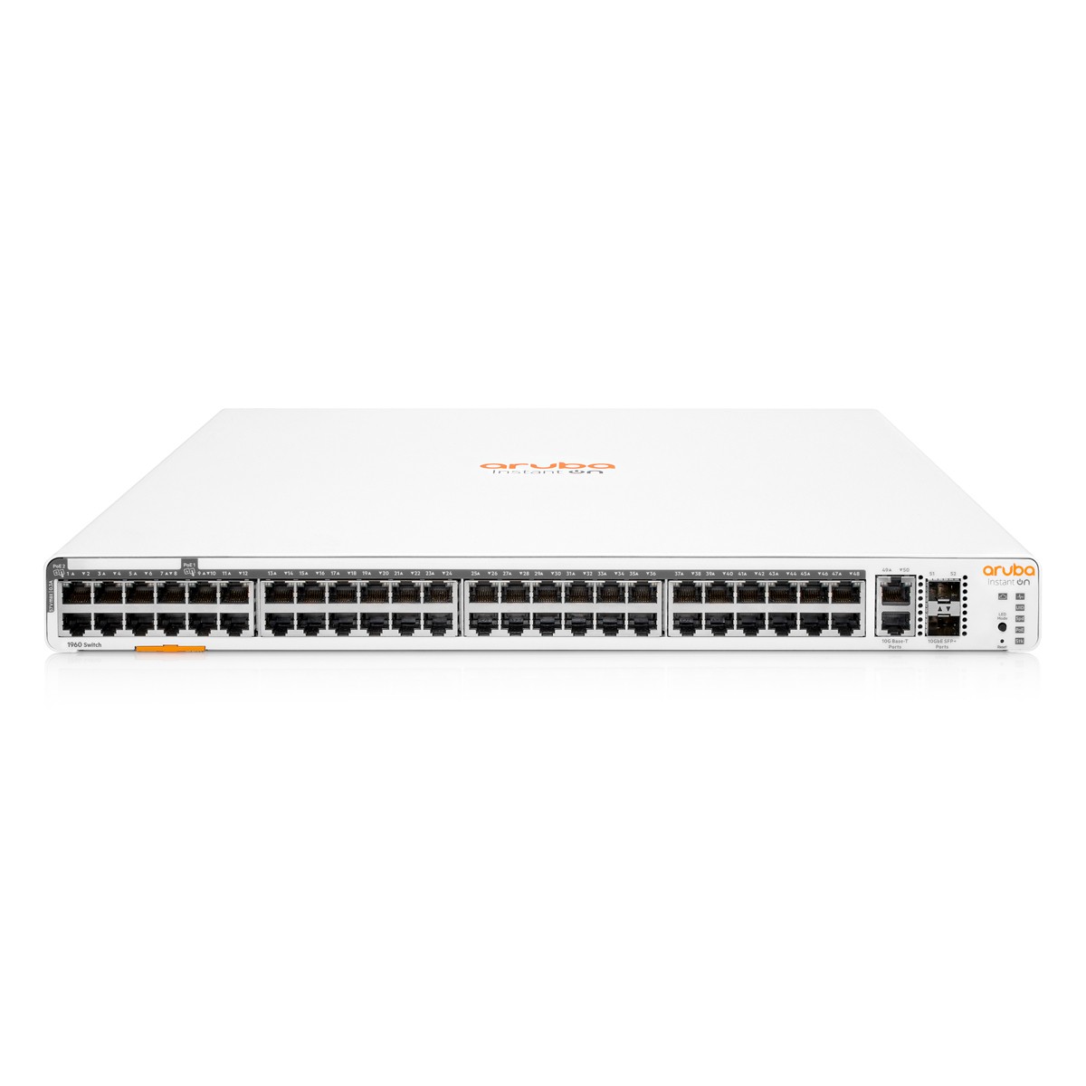 HPE Networking Instant On 1960 52-Port Switch (JL809A) [48x Gigabit LAN, PoE, 2x SFP+, 2x 10 Gigabit LAN]