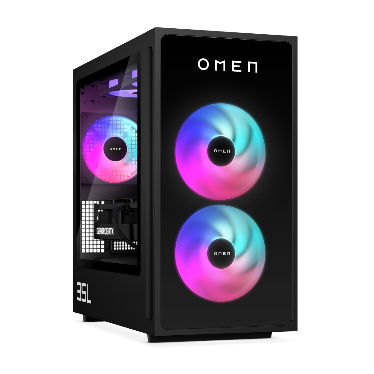 OMEN Desktop Gaming PC GT16-0171ng - AMD Ryzen™ 7 8700F, 32GB RAM, RTX 5070, 1000GB SSD, DOS