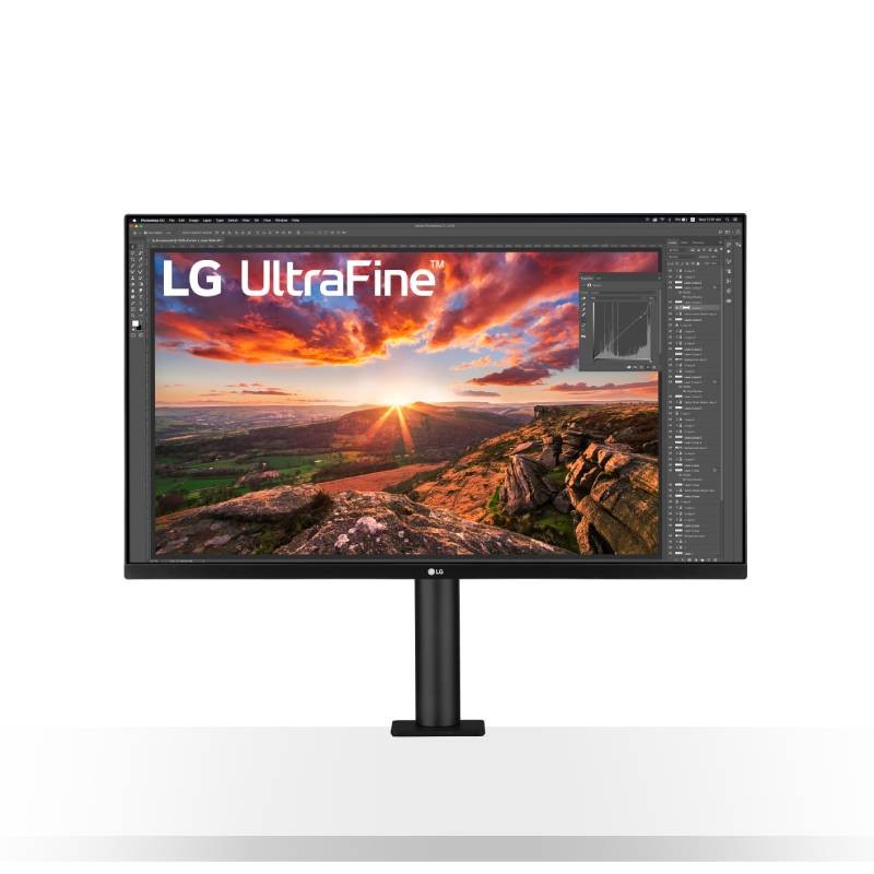 LG 32UN880K-B Ergo Monitor - 4K UHD-IPS, Pivot, Höhenverstellung - HDMI, DisplayPort 1.4, USB-C