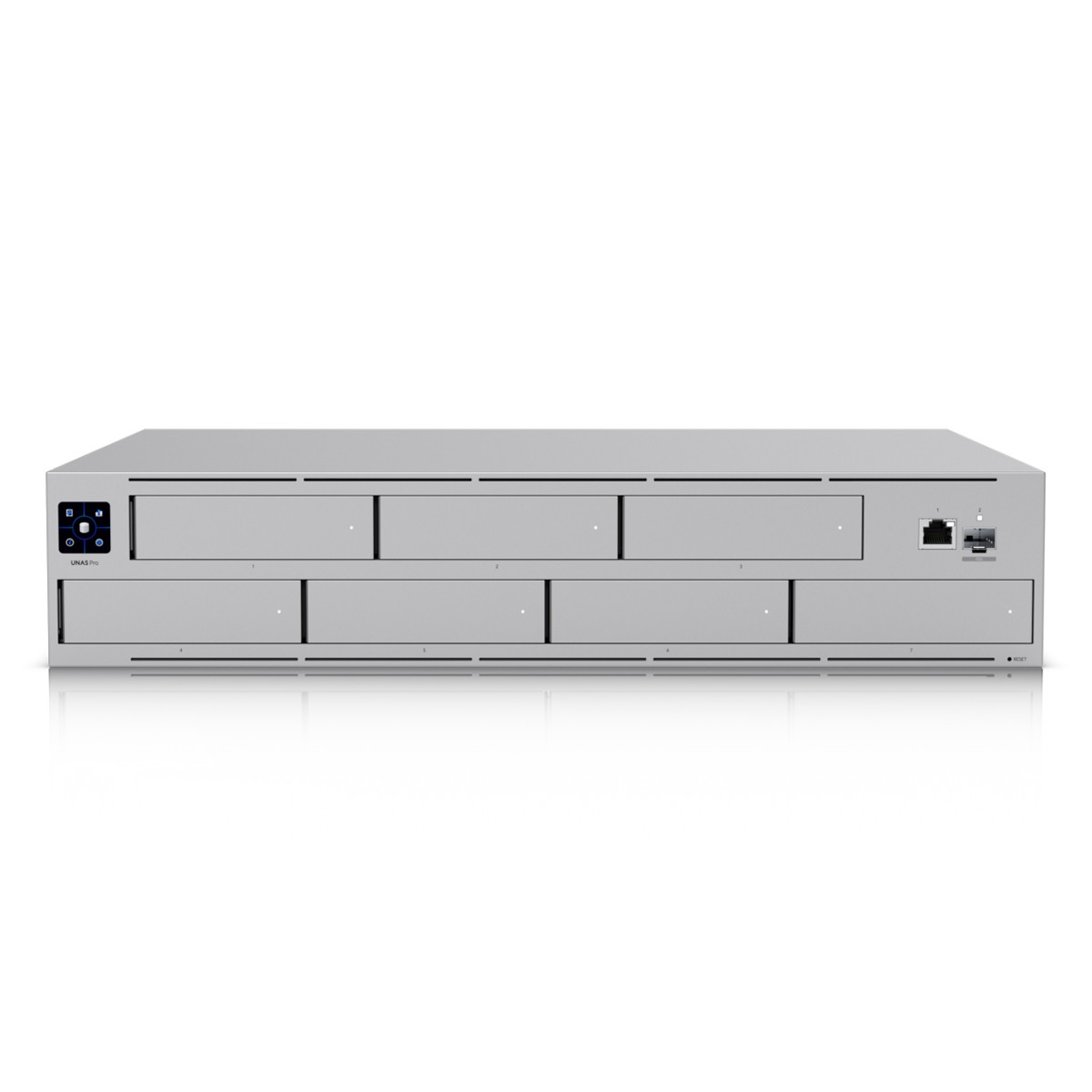 Ubiquiti UNAS Pro NAS 7-Bay 0/7 HDD/SSD, 1x 10G SFP+, 1x 1G RJ45, 8GB RAM