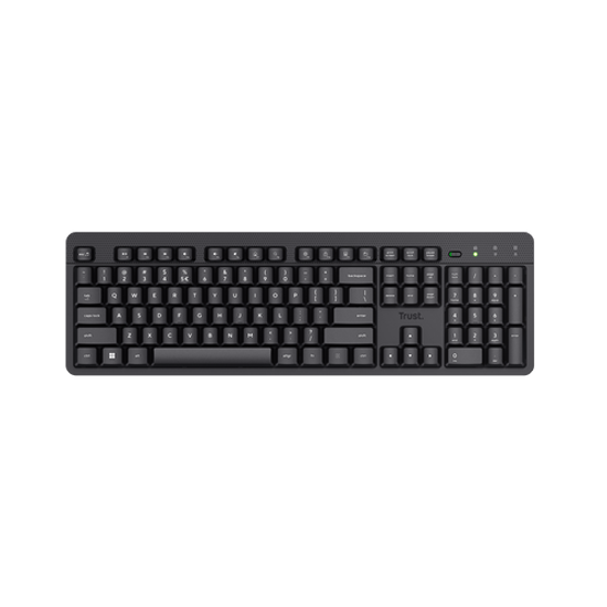 Trust Ody II Leise kabellose Tastatur DE