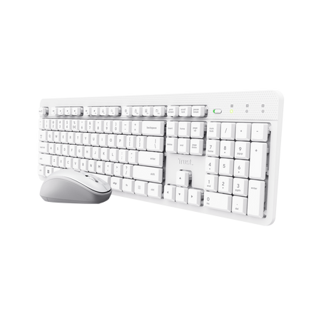 Trust Ody II Kabelloses und leises Tastatur-Maus-Set DE