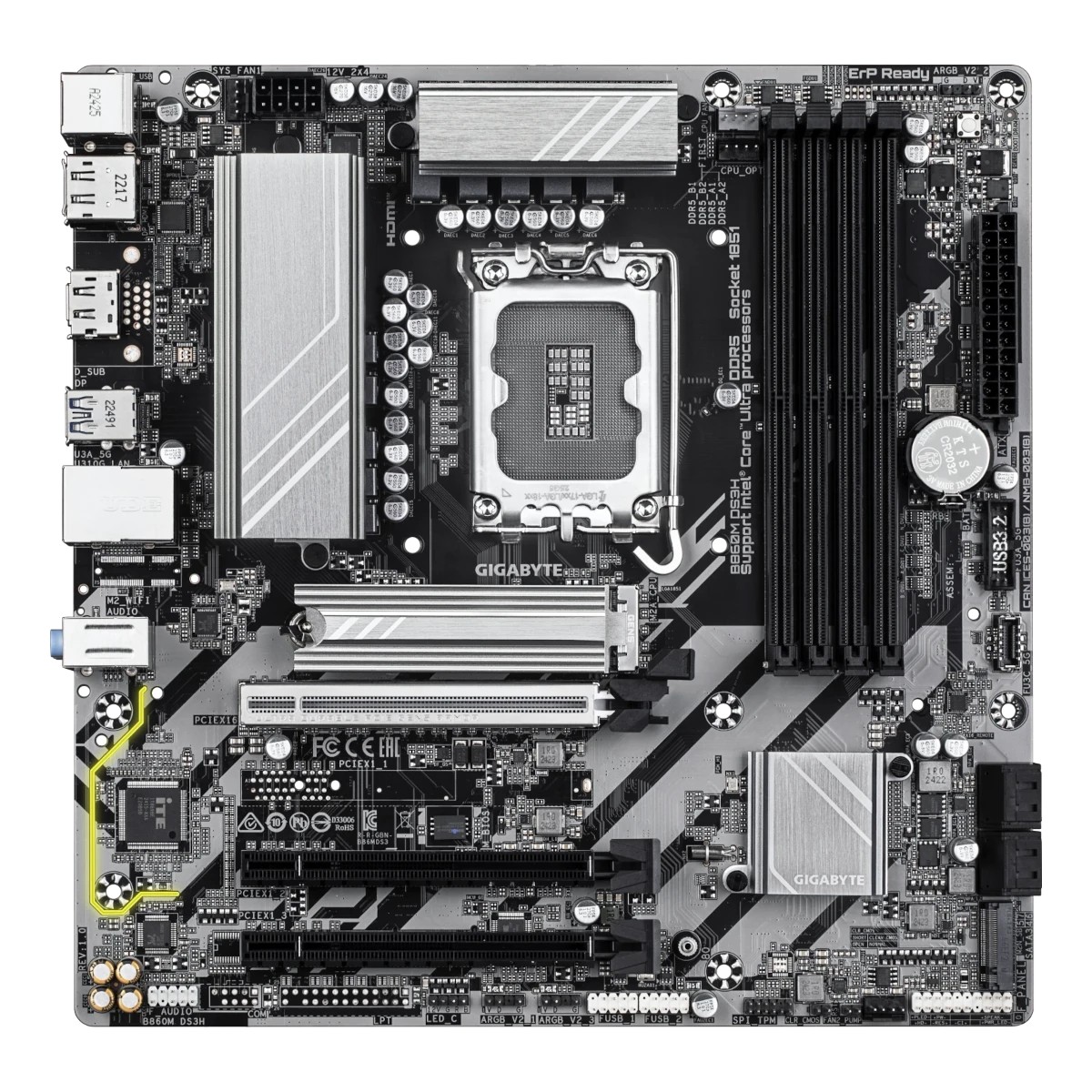 GIGABYTE B860M DS3H Mainboard Sockel AM5