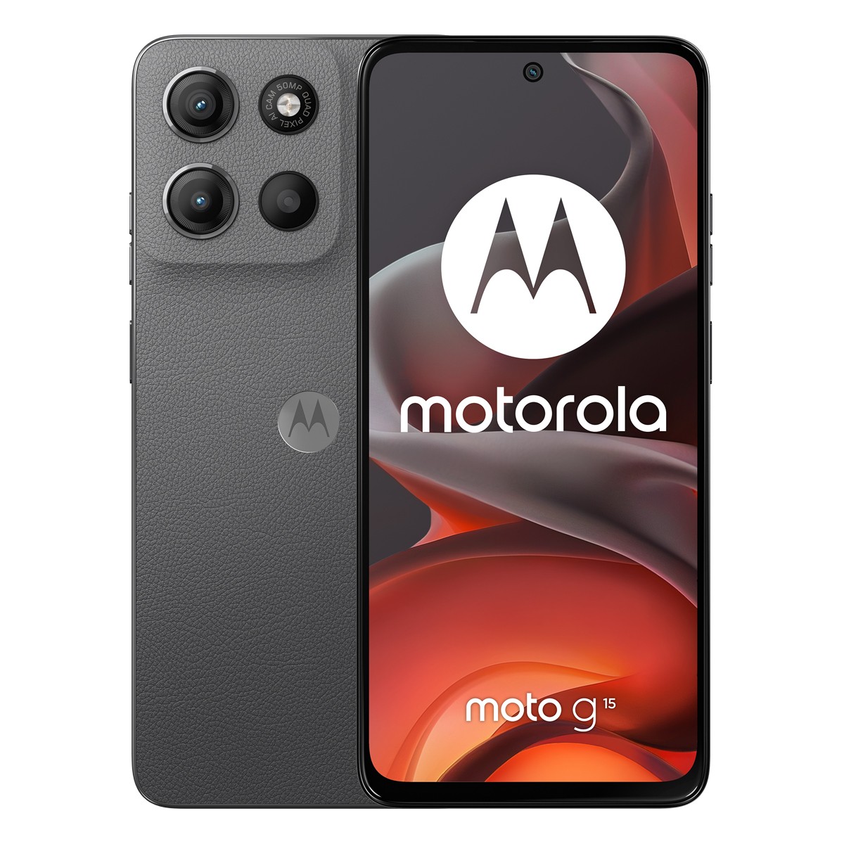 Motorola Moto G15 128GB Gravity Grey 17,07cm (6,72") LCD Display, Android 15, 50MP Dual-Kamera