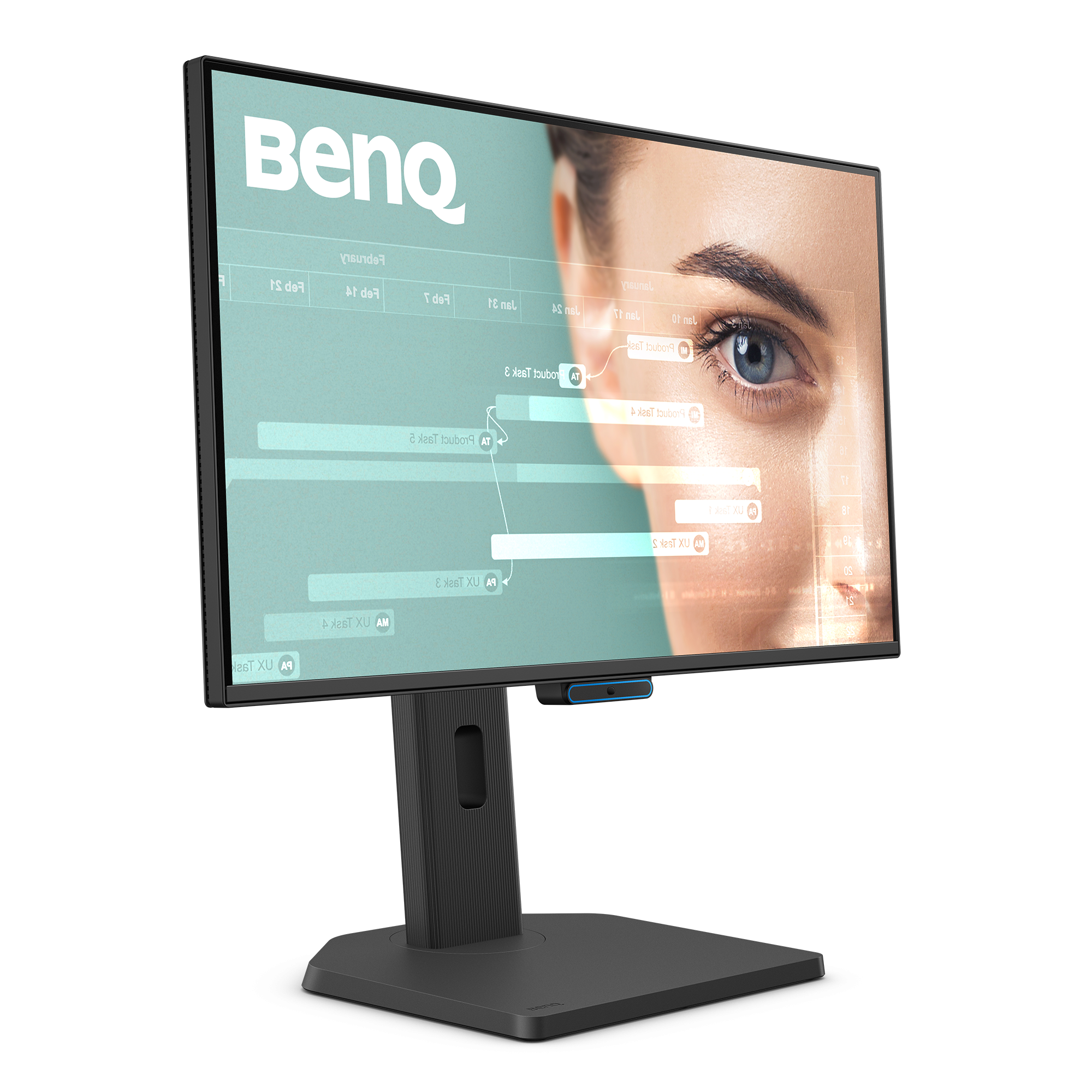 BenQ BL2490TC Office Monitor 60,45 cm (23,8 Zoll) schwarz FHD, 16:9, 5 ms, 250 cd/m², IPS, 1× USB-C
