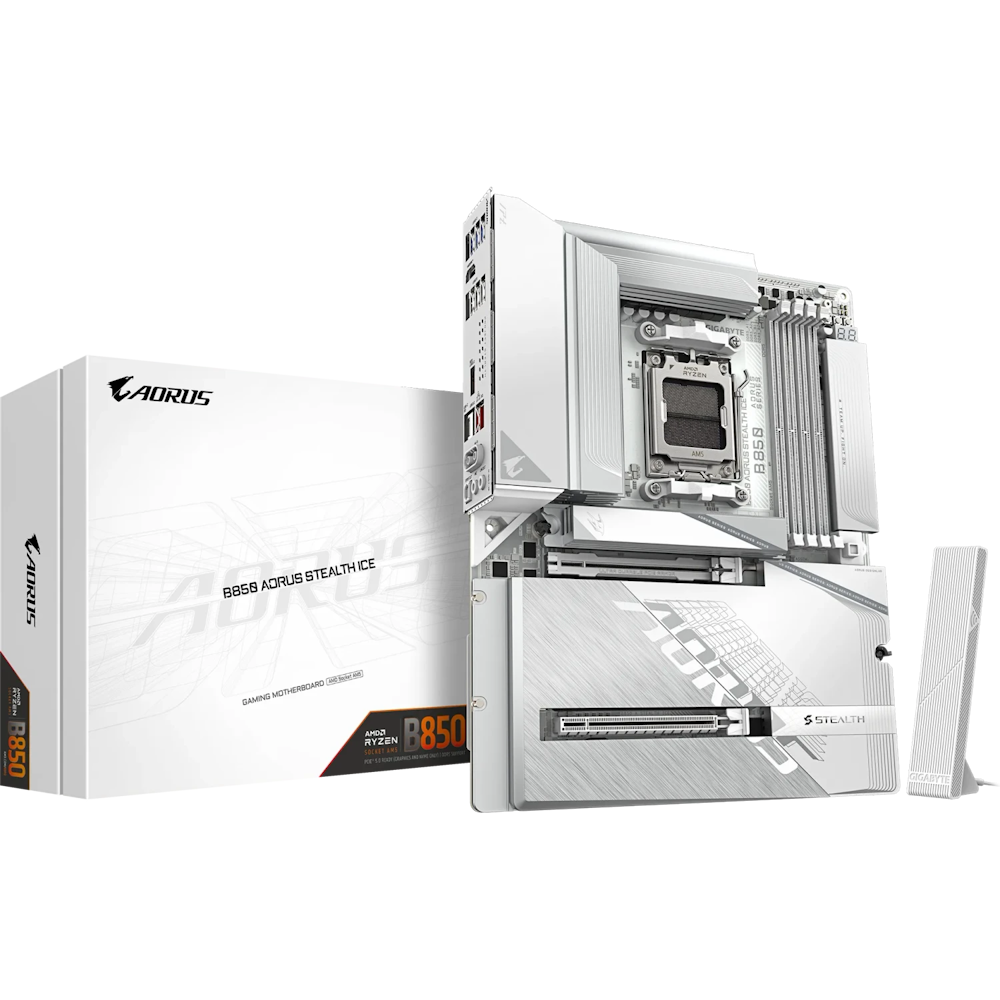 GIGABYTE B850 AORUS Stealth ICE Mainboard Sockel AM5
