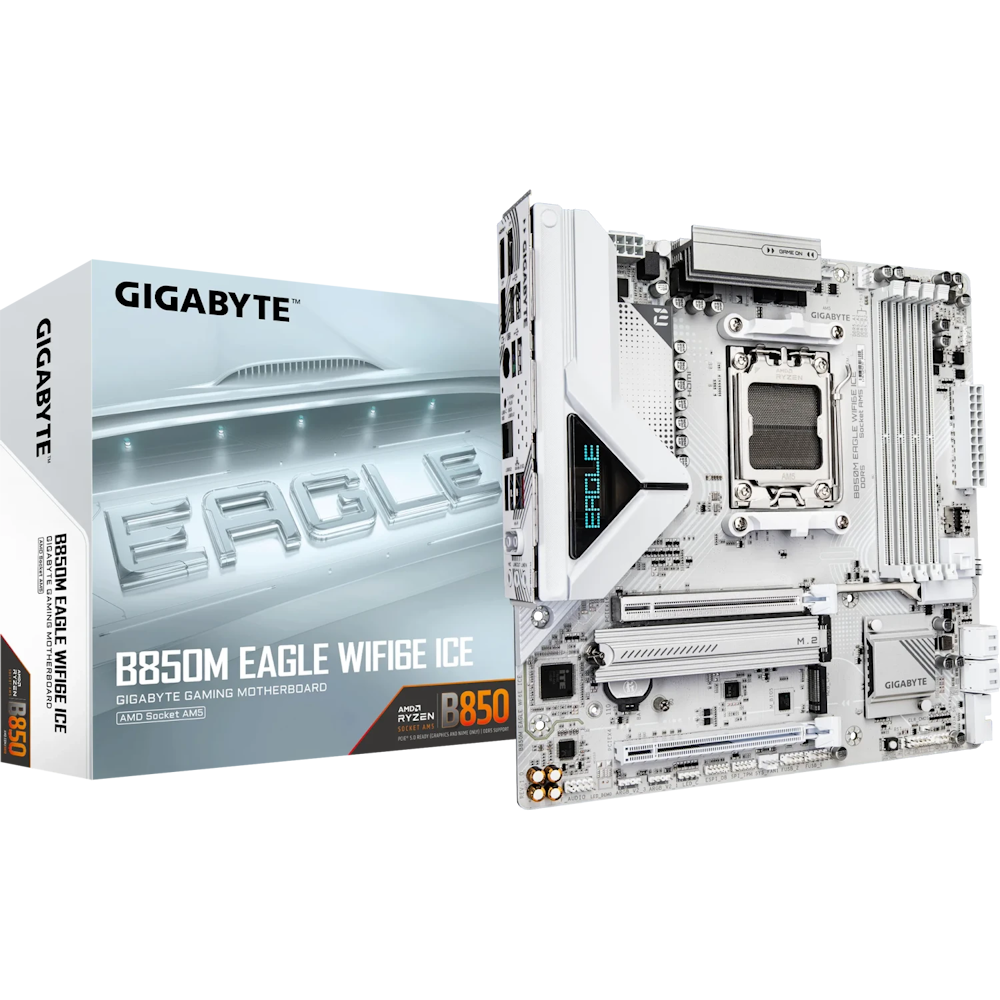 GIGABYTE B850M EAGLE WIFI6E ICE Mainboard Sockel AM5