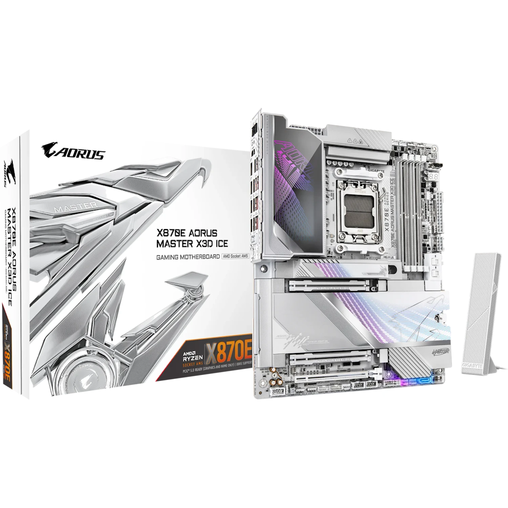 GIGABYTE X870E AORUS Master X3D ICE Mainboard Sockel AM5