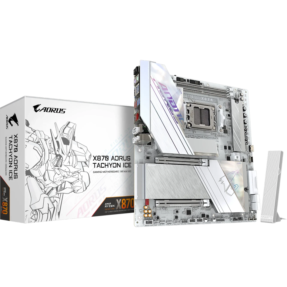 GIGABYTE X870 AORUS Tachyon ICE Mainboard Sockel AM5