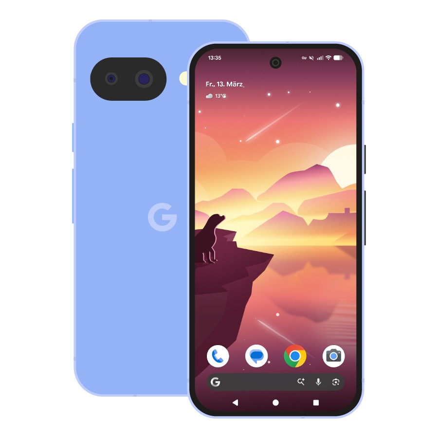 Google Pixel 10a 256GB Lavender 16cm (6,3") OLED Display, Android 16 / Pixel UI, 48MP Dual-Kamera