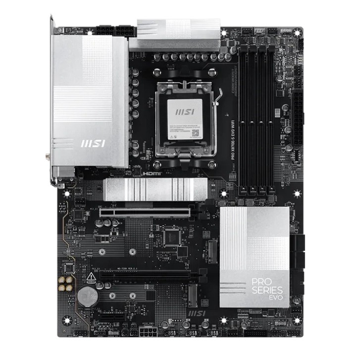MSI PRO X870E-S Evo WIFI Mainboard