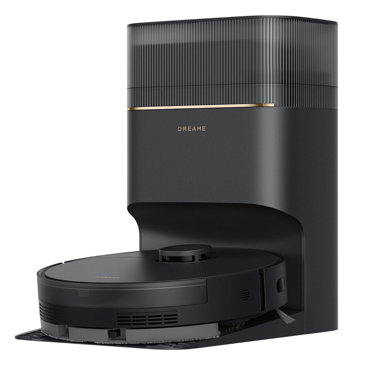 Dreame D20 Pro Plus Schwarz Saug-Wisch-Roboter mit Absaugstation