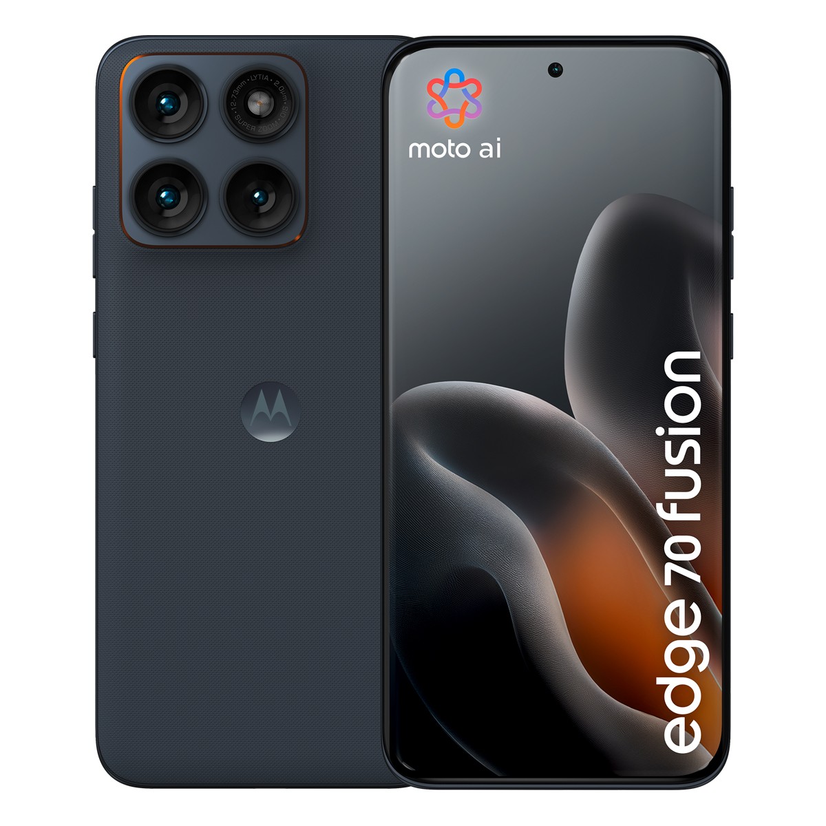 Motorola Edge 70 Fusion 256GB Silhouette 17,22cm (6,78") OLED Display, Android 16, 50MP Dual-Kamera