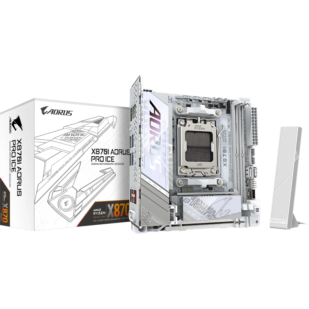 GIGABYTE X870I AORUS Pro ICE Mainboard Sockel AM5
