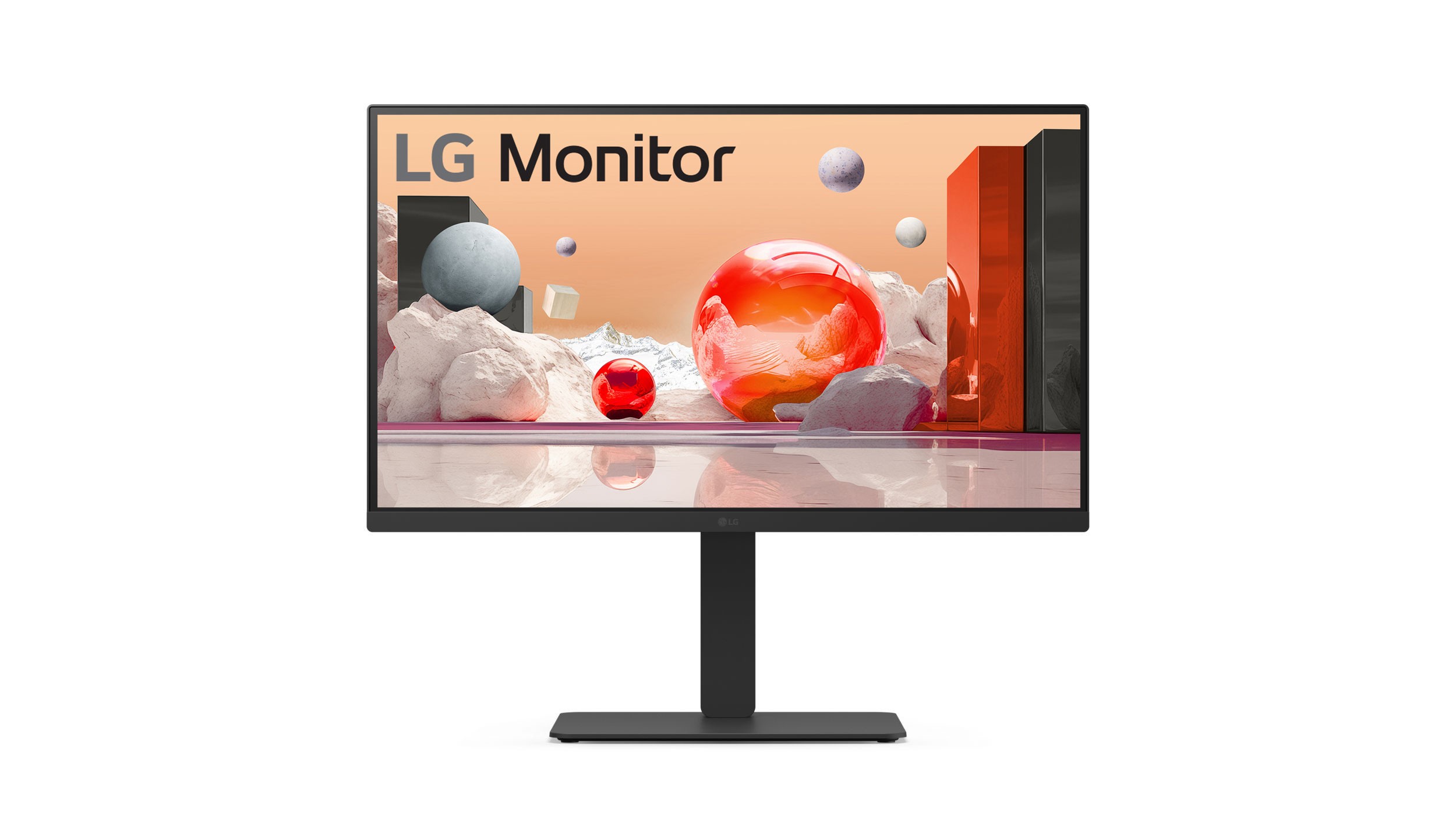 LG 27BA65QB-B Business Monitor - IPS QHD Panel, Höhenverstellbar DP Alt. Mode, max. 65W Ladeleistung, 5 x USB 3.0, Integrierter 