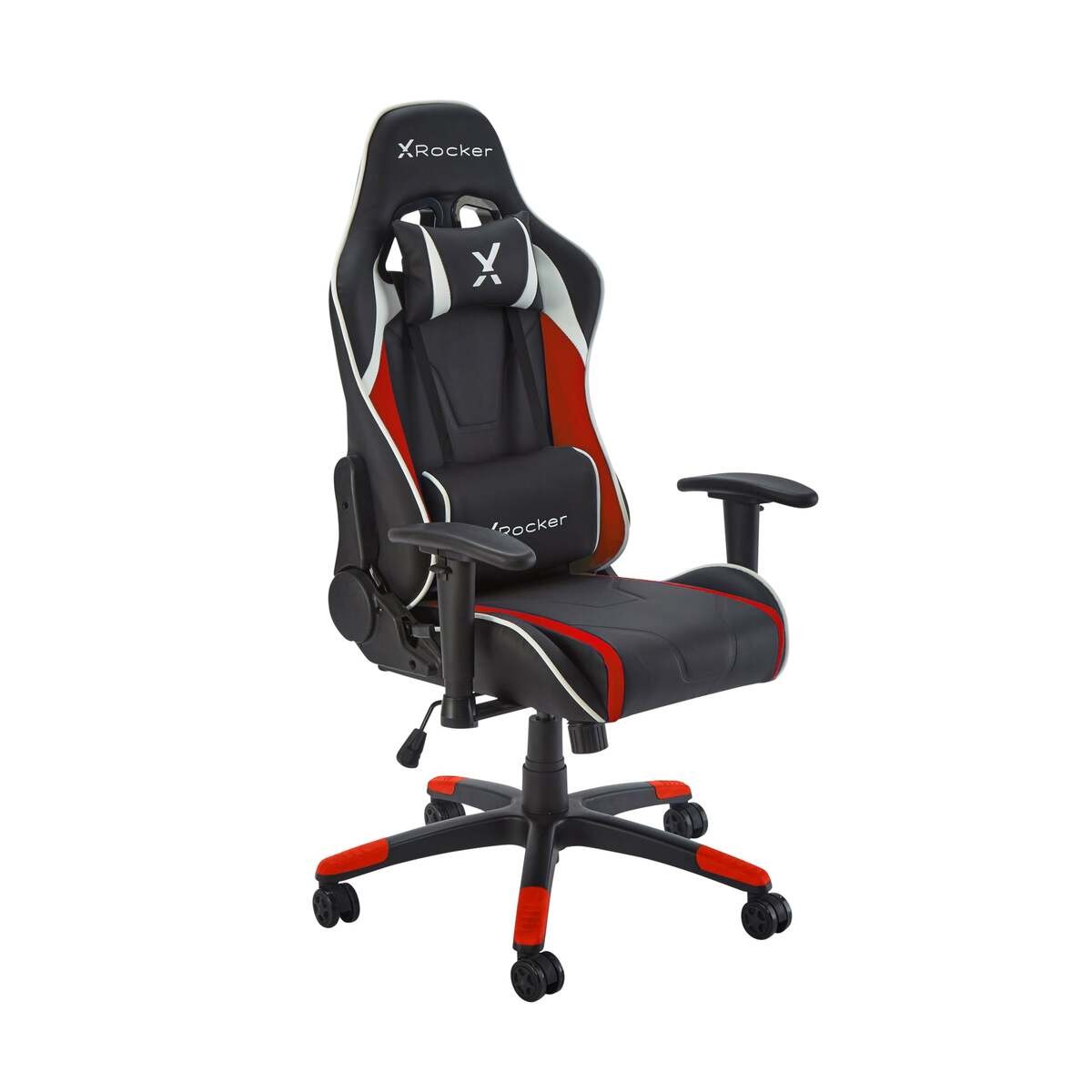 X Rocker Agility Compact Gaming Schreibtischstuhl für Kinder & Jugendliche - Schwarz/Rot