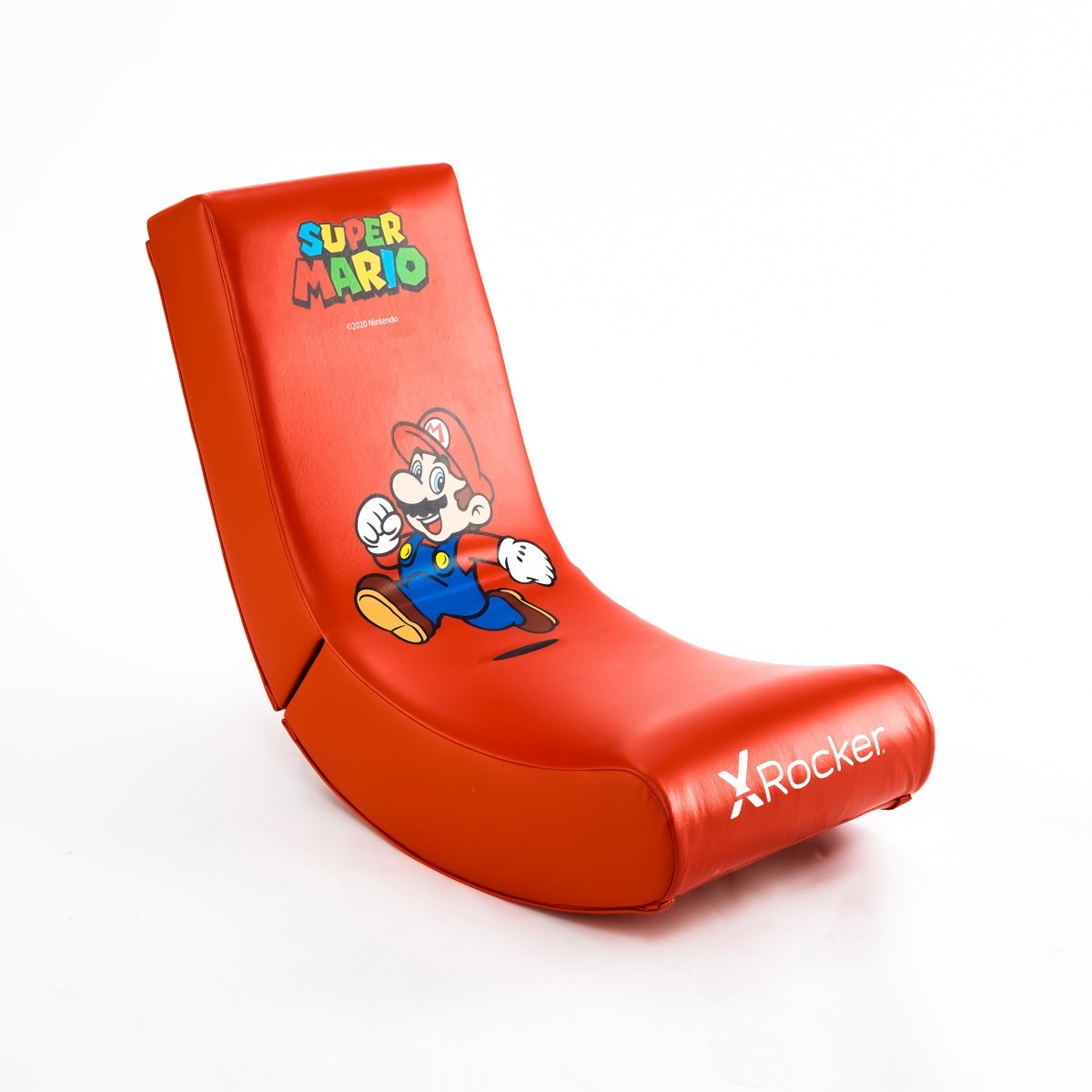 X Rocker Nintendo Super Mario Video Rocker Mario lizensierter Gaming Bodensessel für Kinder & Jugendliche - Mario Design