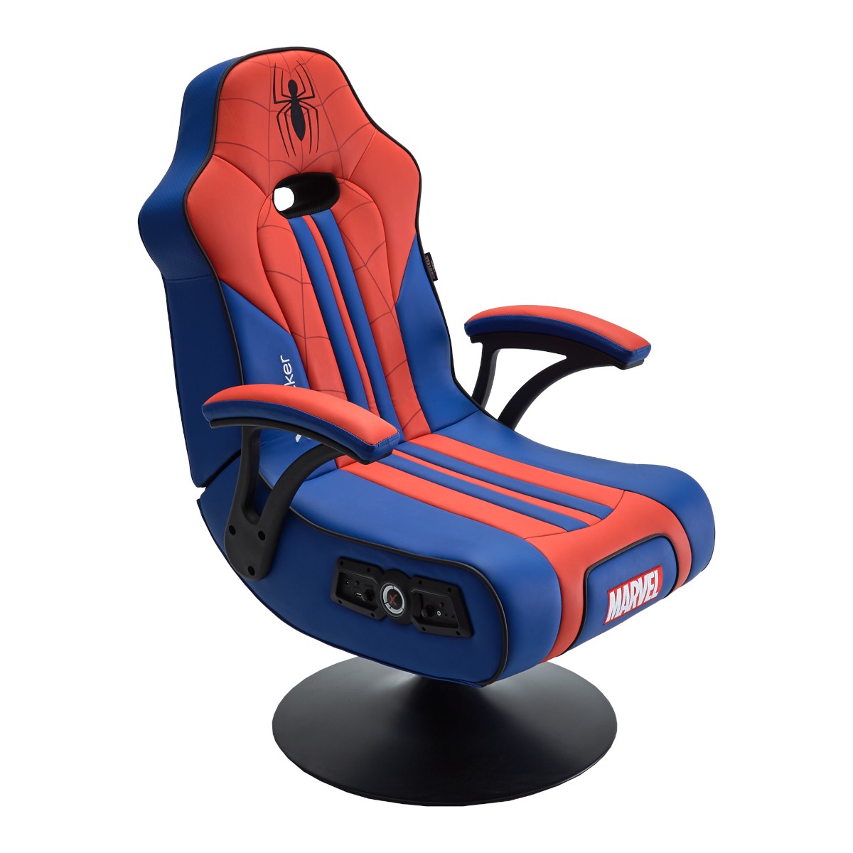 X Rocker Disney Marvel Spider-Man Elite 2.1 lizensierter Gaming & Entertainment Sessel mit Subwoofer