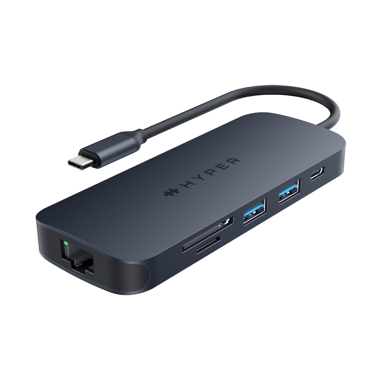 Hyper HyperDrive EcoSmart Gen.2 Universal USB-C 8-in-1 Hub 100W HyperDrive EcoSmart Gen.2 Universal USB-C 8-in-1 Hub mit 100 W